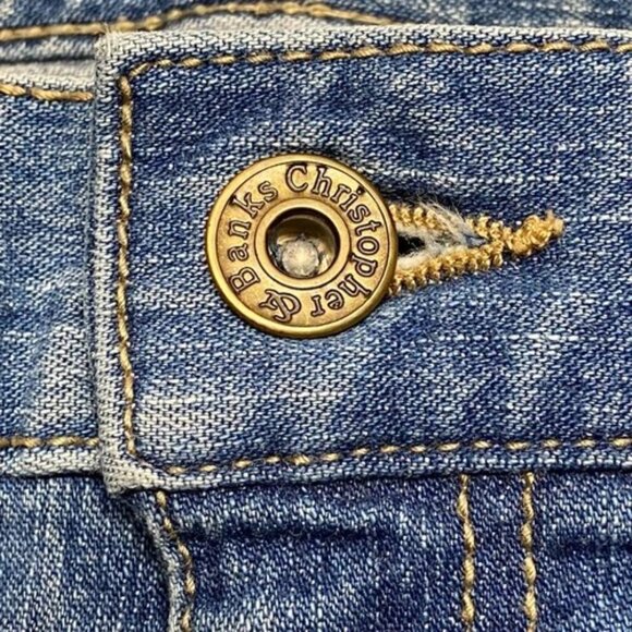 Christopher & Banks Jeans Women's 8 Blue Classic Fit Medium Wash Denim GUC - Picture 10 of 14